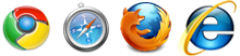 Tested and supported in Chrome, Safari, Internet Explorer, and Firefox