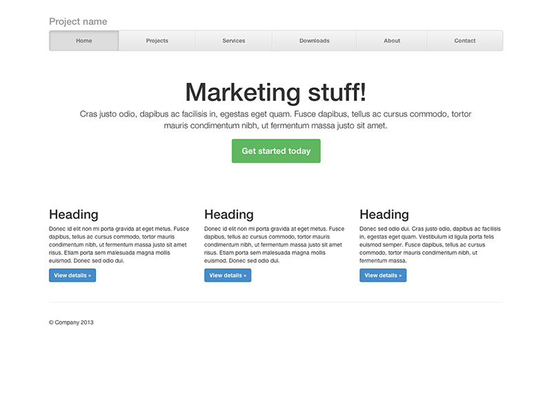 Getting started \u00b7 Bootstrap