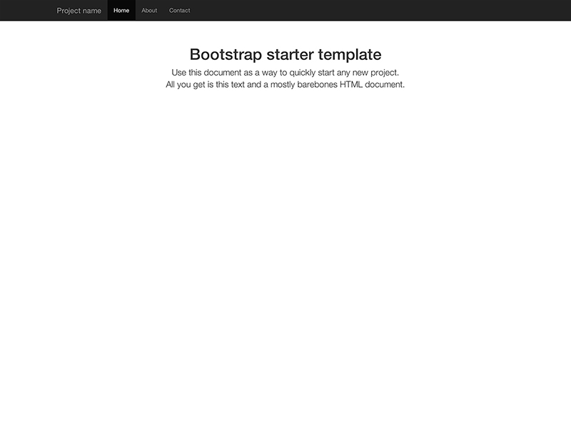 Getting Started Bootstrap